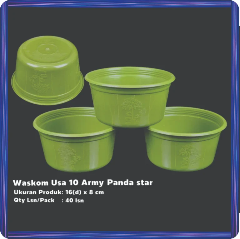 baskom plastik usa 10 army panda star