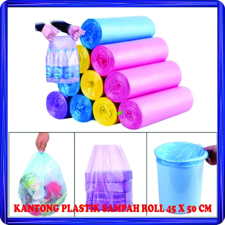 kantong plastik sampah roll 45 x 50 cm