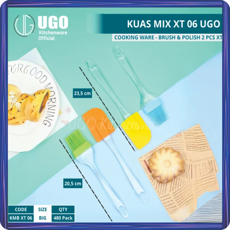 kuas + spatula silicon big ugo xt 06