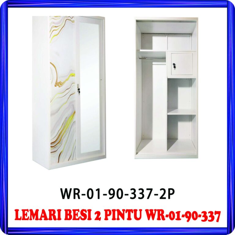 lemari besi 2 pintu wr 01 90 337