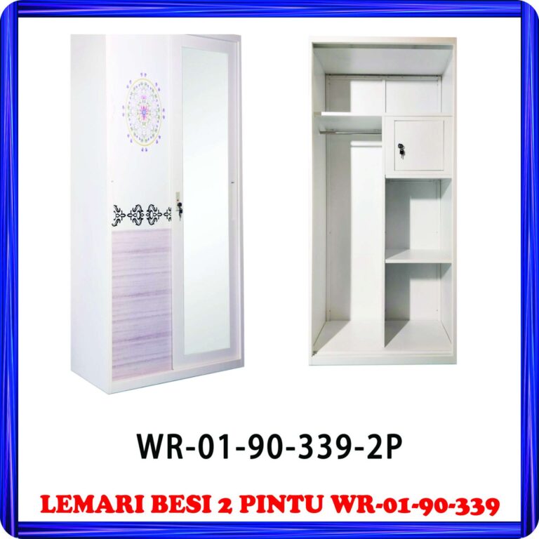 lemari besi 2 pintu wr 01 90 339