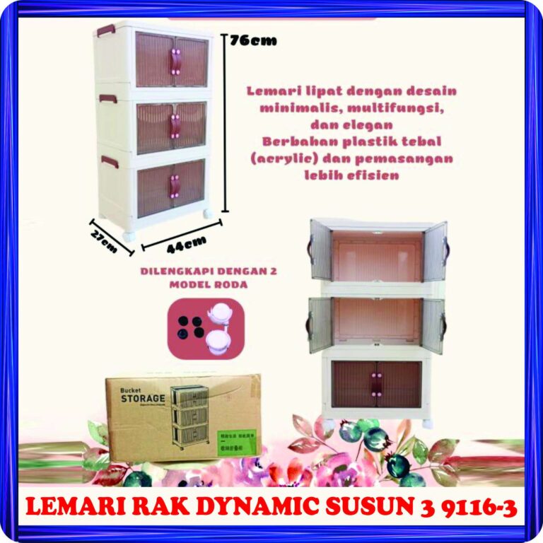 lemari rak dynamic susun 3 9116 3