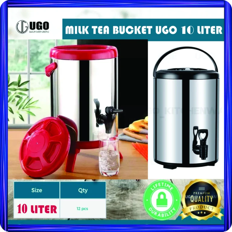 milk tea bucket ugo 10 liter