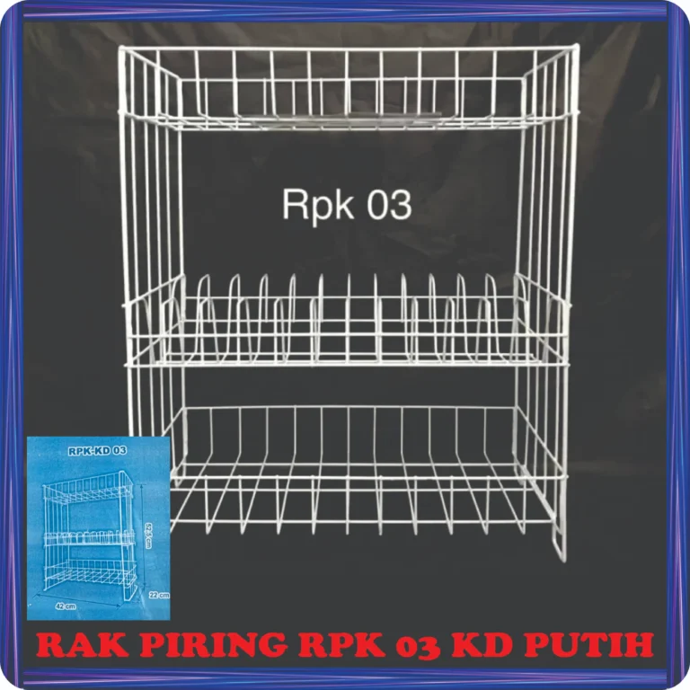 rak piring rpk 03 kd putih