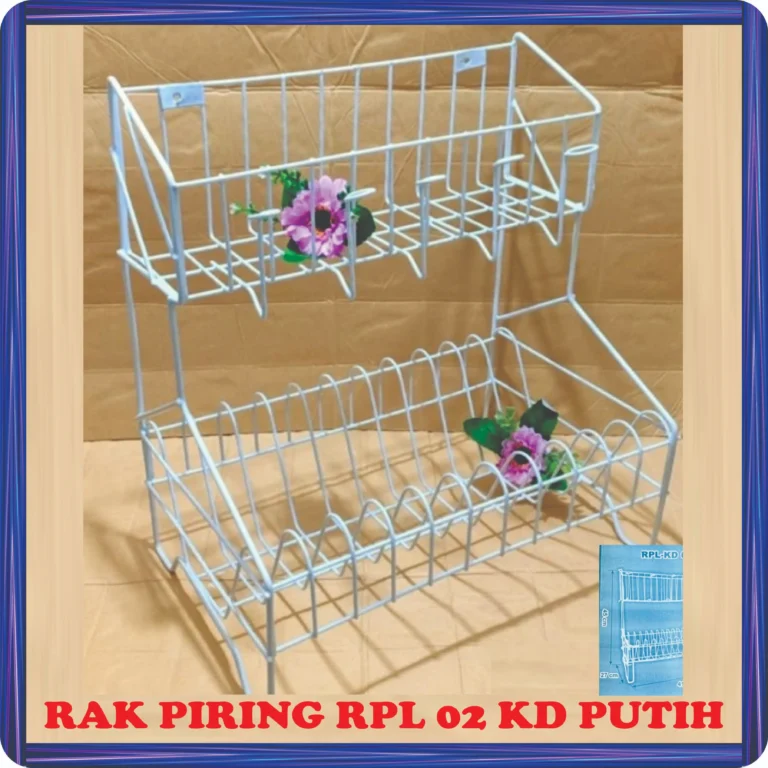 rak piring rpl 02 kd putih