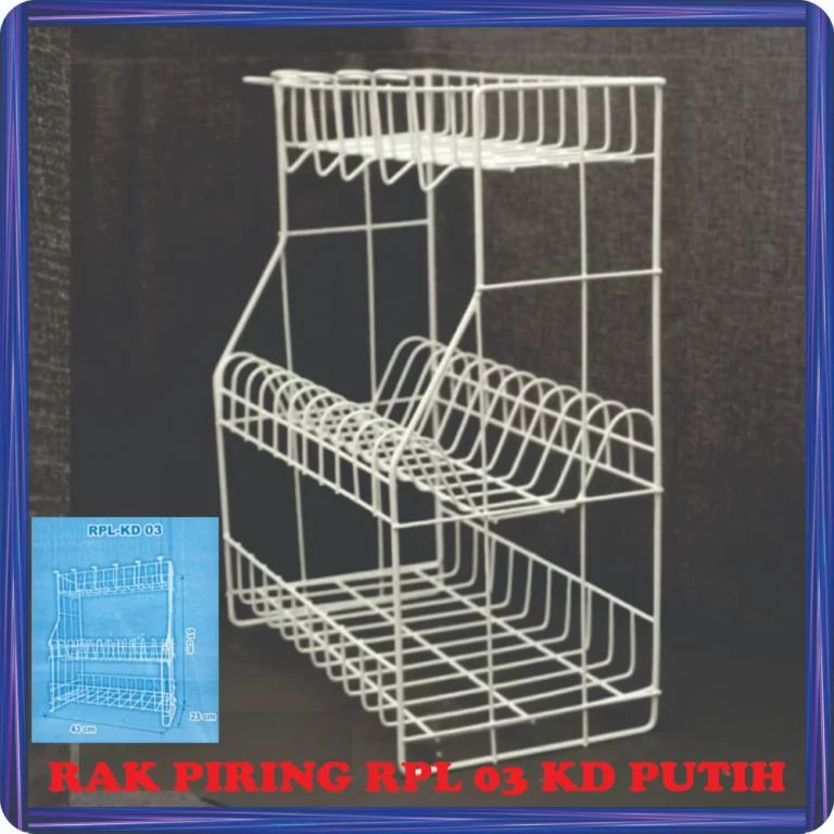 rak piring rpl 03 kd putih