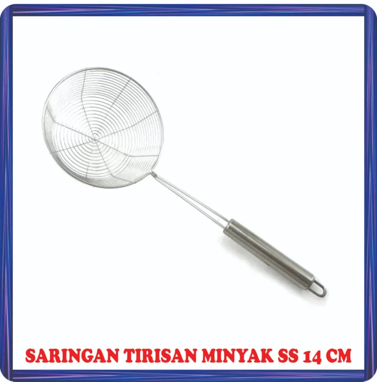 saringan tirisan minyak ss 14 cm