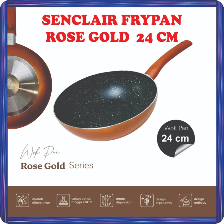 senclair frypan rose gold 24 cm