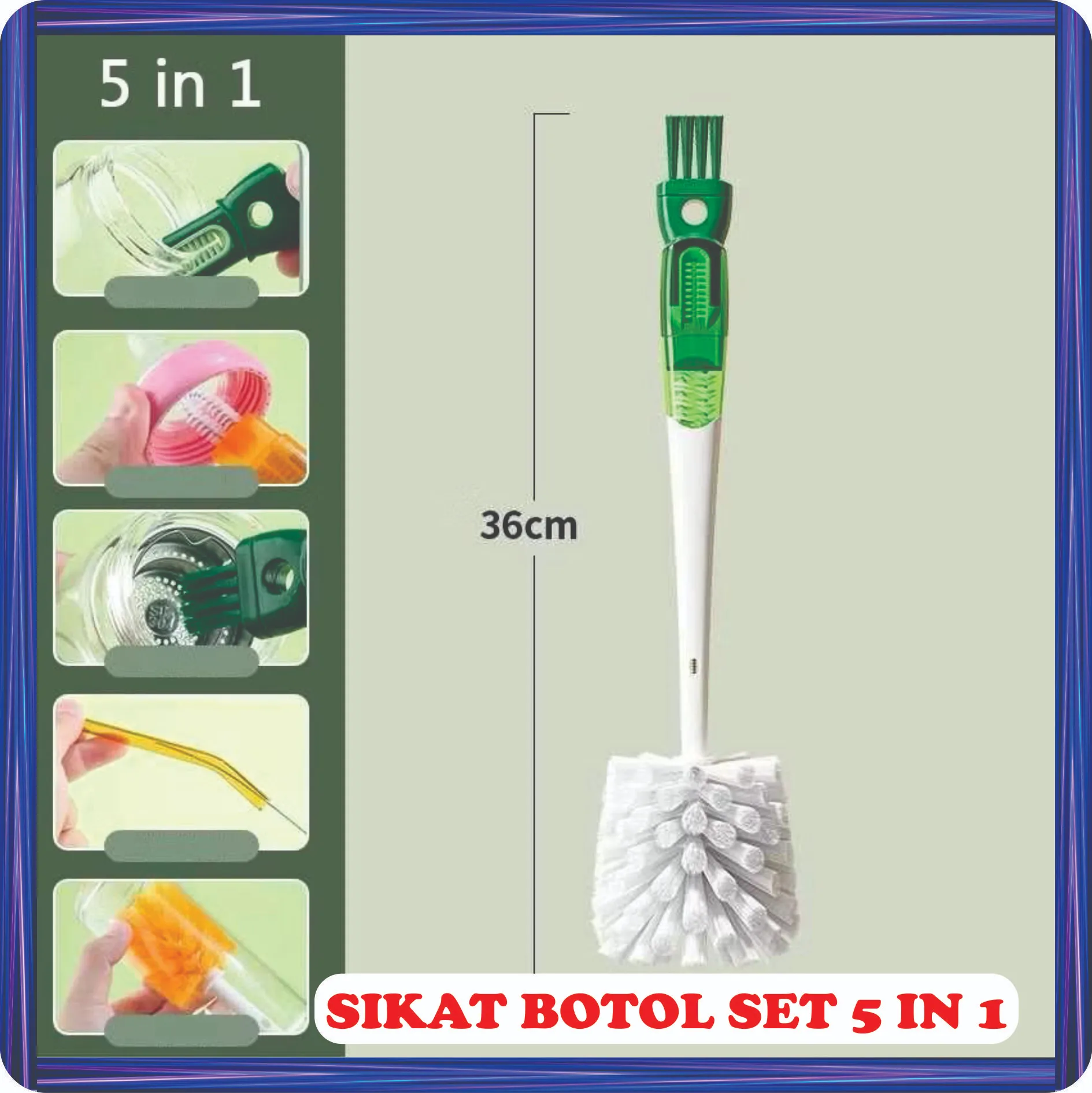 sikat botol set 5 in 1