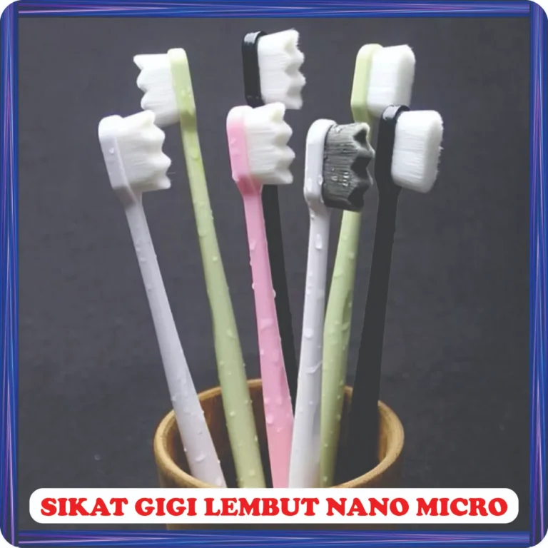 sikat gigi lembut nano micro