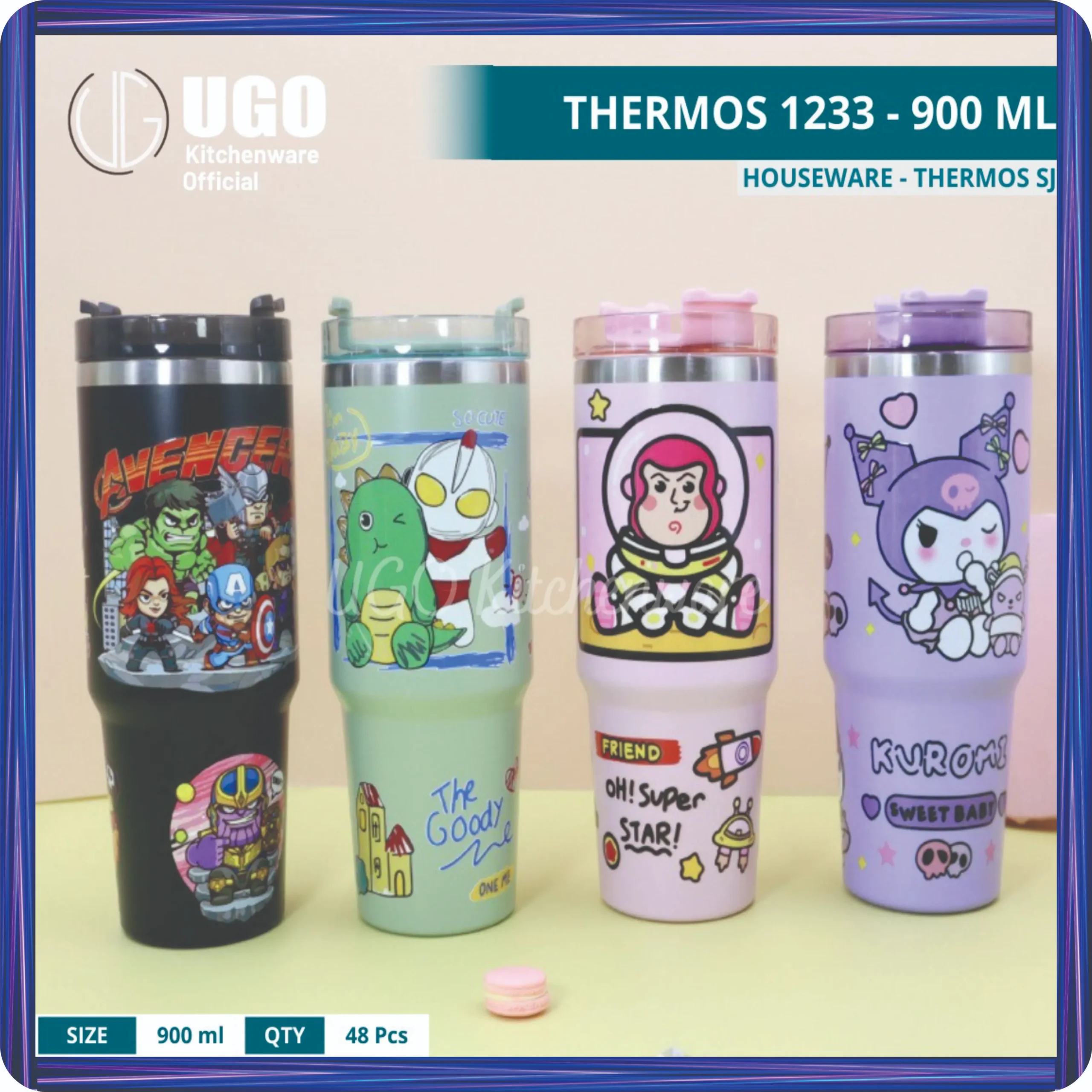 thermos karakter 1233 ugo 900 ml