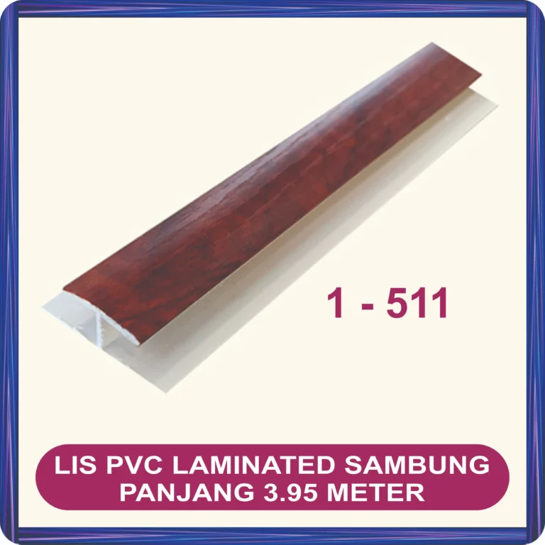 lis pvc laminated sambung 3.95 meter