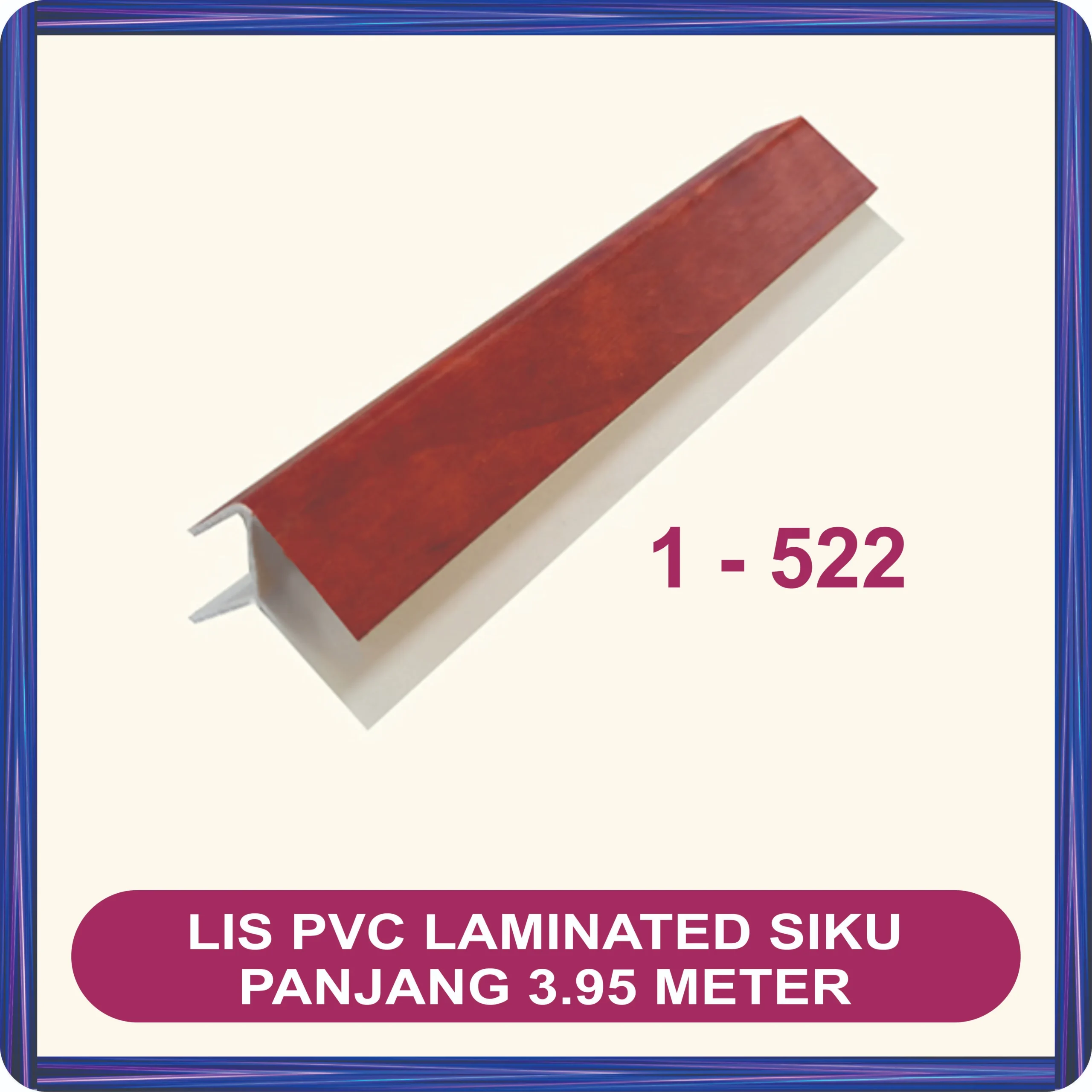 lis pvc laminated siku 3.95 meter