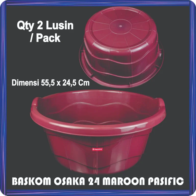 baskom osaka 24 maroon pasific