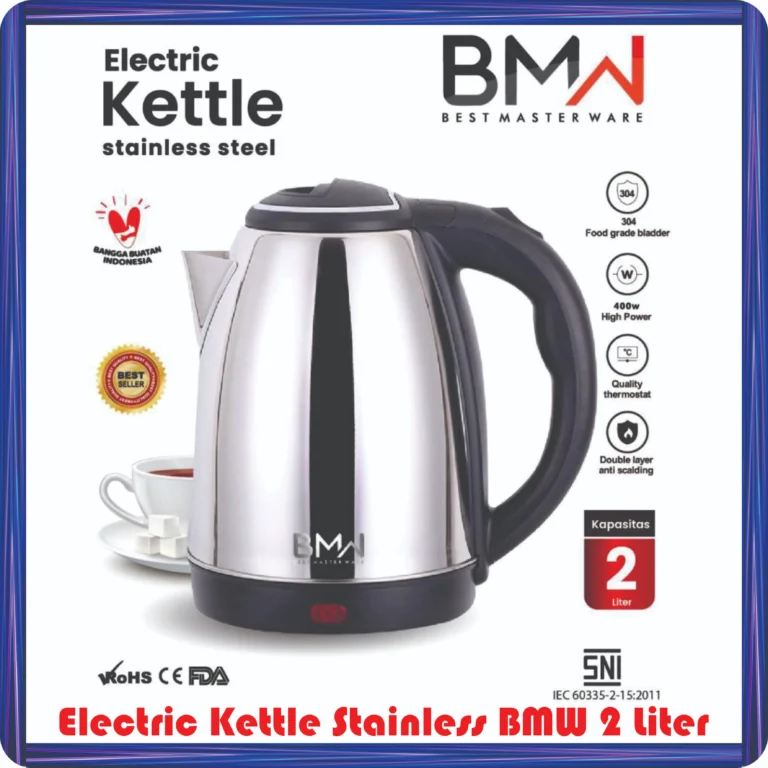 electric kettle stainless bmw 2 liter