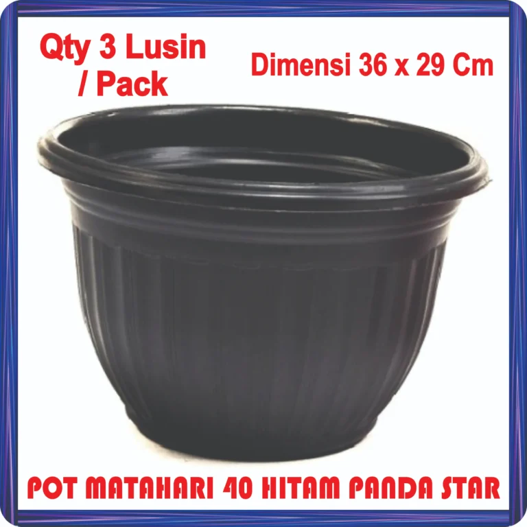 pot matahari 40 hitam panda star