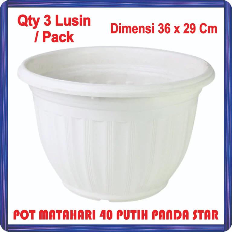 pot matahari 40 putih panda star