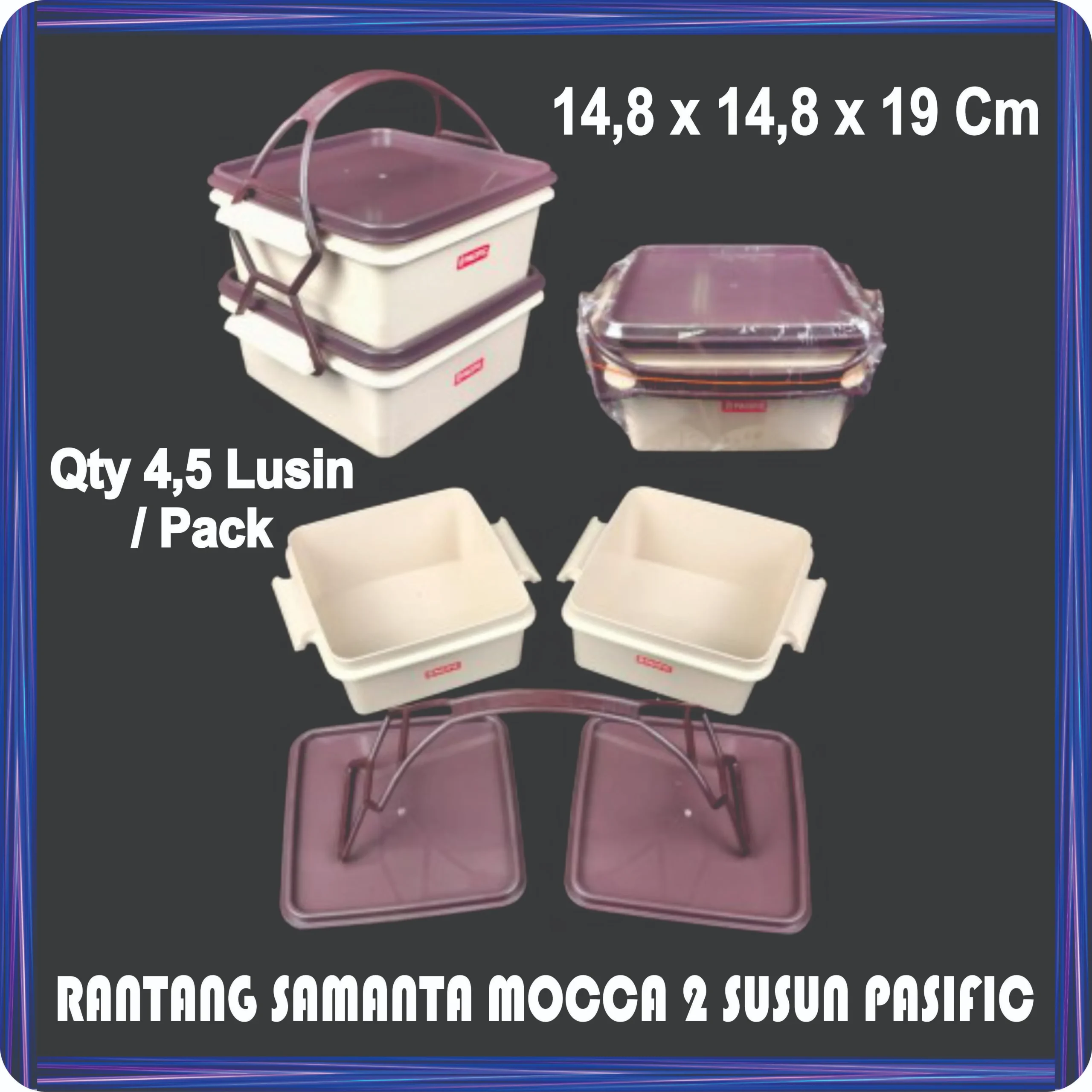 rantang samanta mocca 2 susun pasific