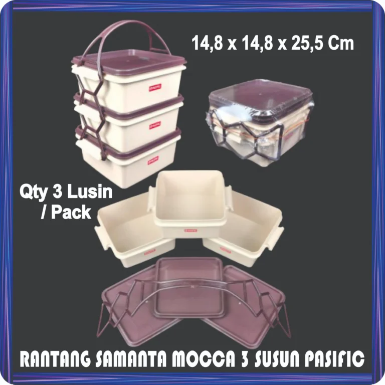 rantang samanta mocca 3 susun pasific