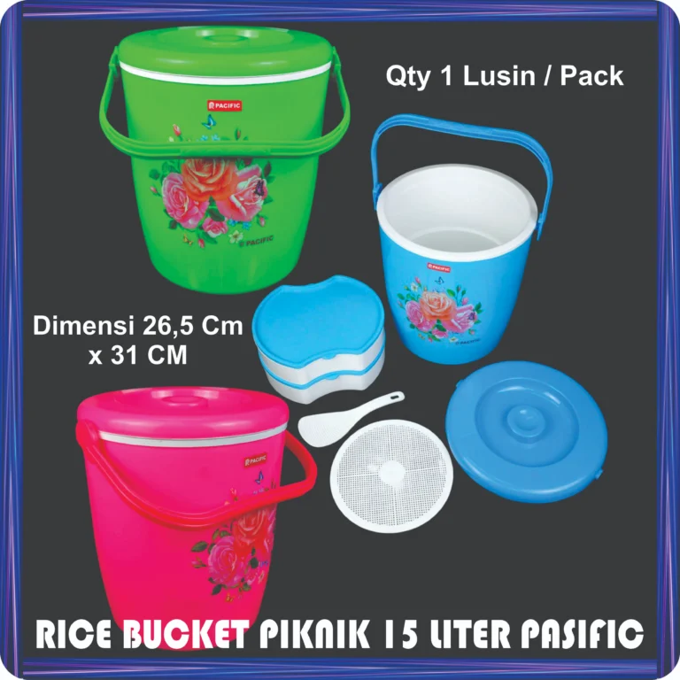 rice bucket piknik 15 liter pasific