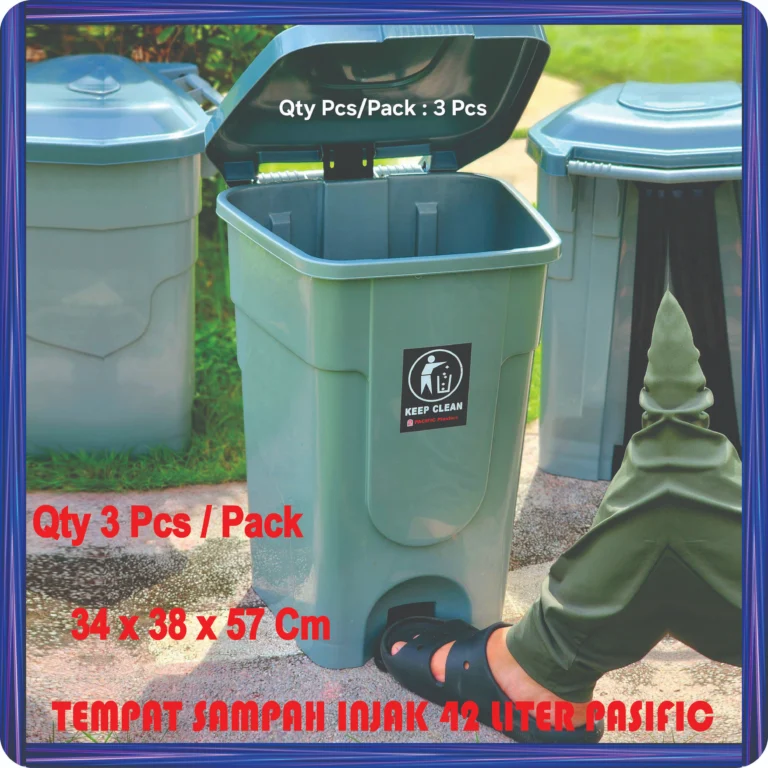 tempat sampah injak 42 liter pasific