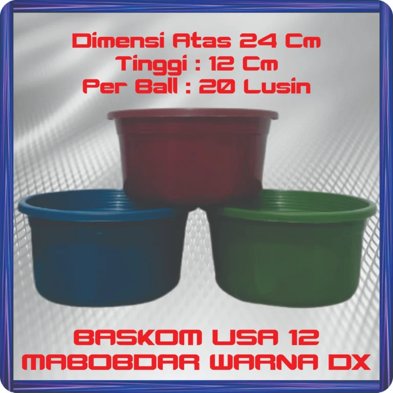 baskom usa 12 mabobdar warna dx