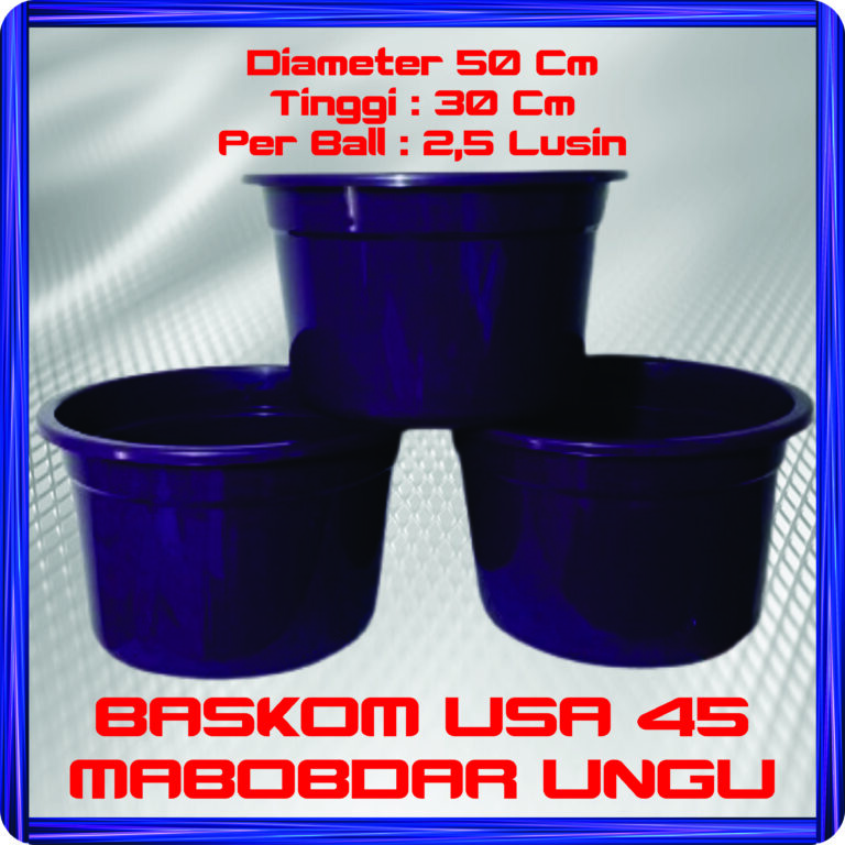 baskom usa 45 mabobdar ungu