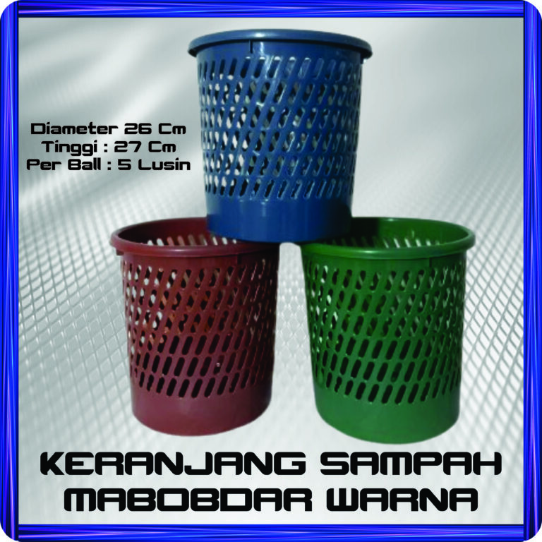 keranjang sampah mabobdar warna
