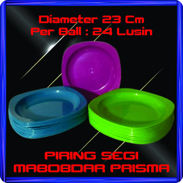 piring segi mabobdar prisma