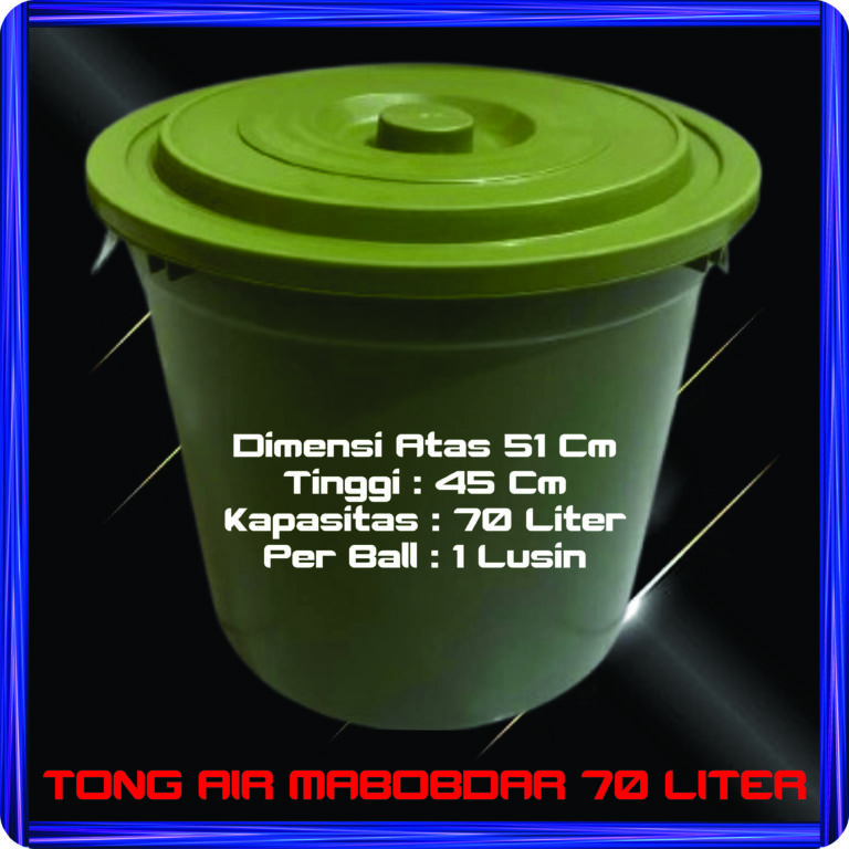 tong air mabobdar 70 liter