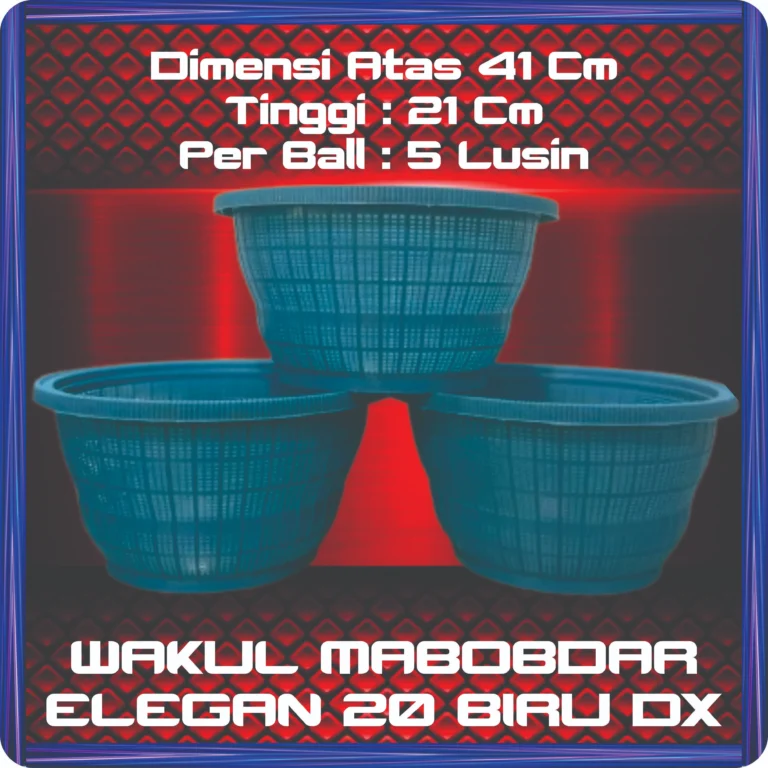 wakul mabobdar elegan 20 biru dx