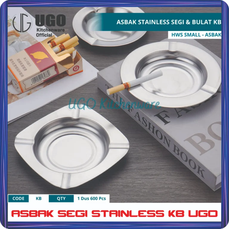 asbak segi stainless kb ugo