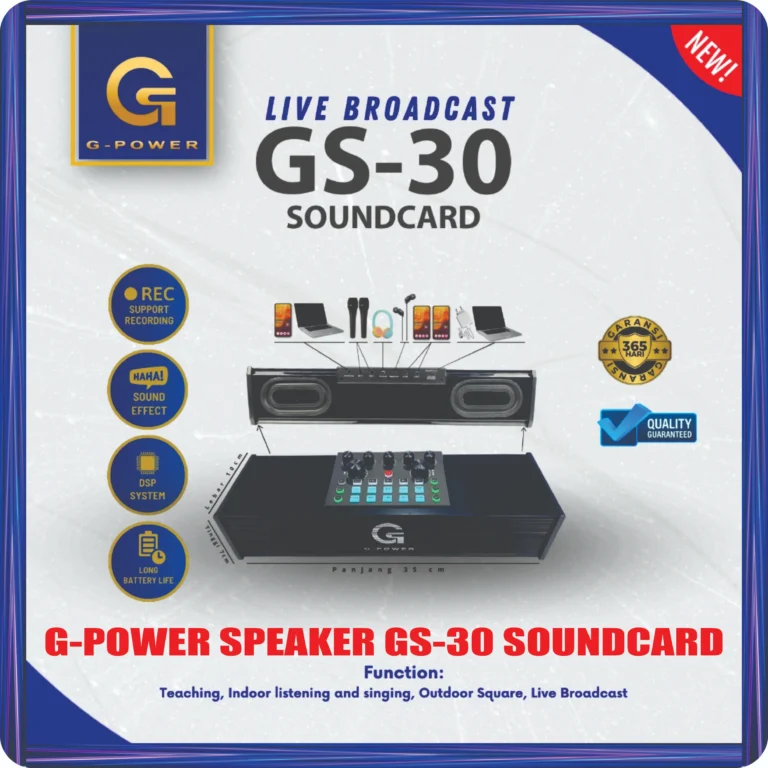 g power speaker gs 30 soundcard