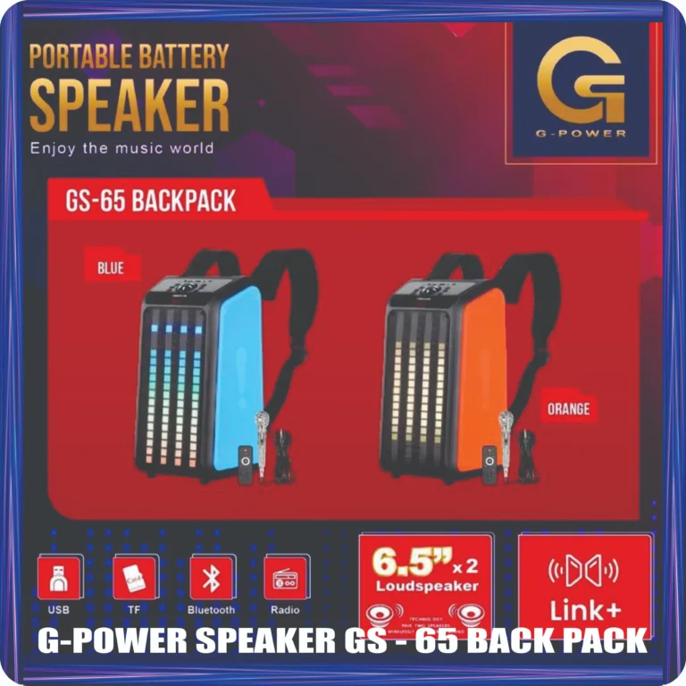g power speaker gs 65 back pack