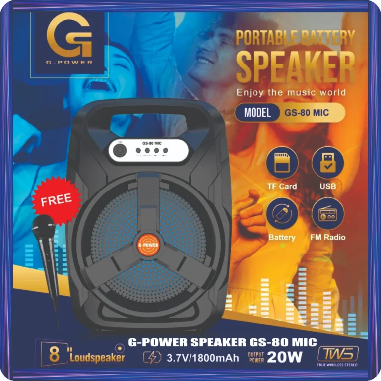 g power speaker gs 80 mic