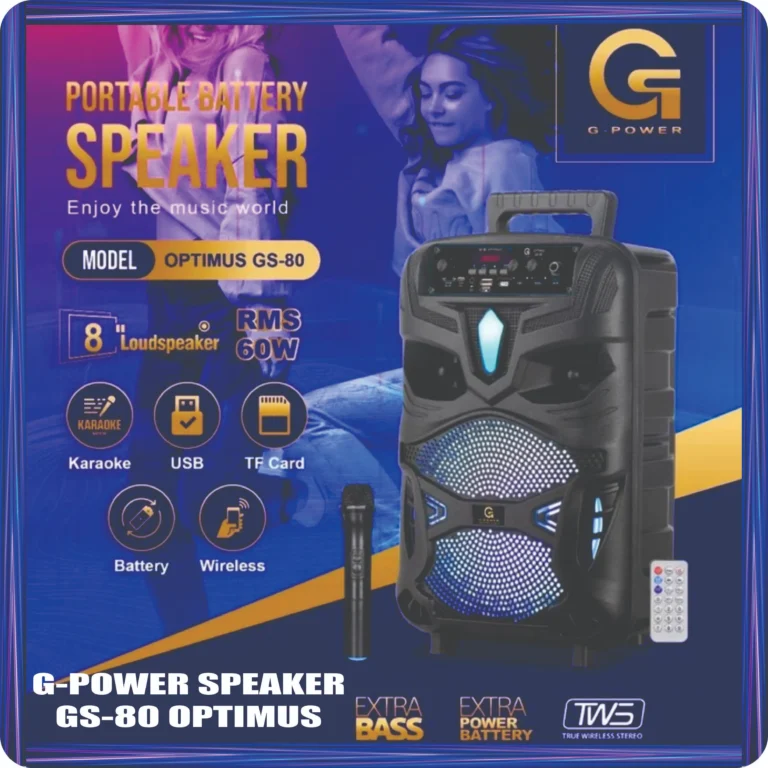 g power speaker gs 80 optimus