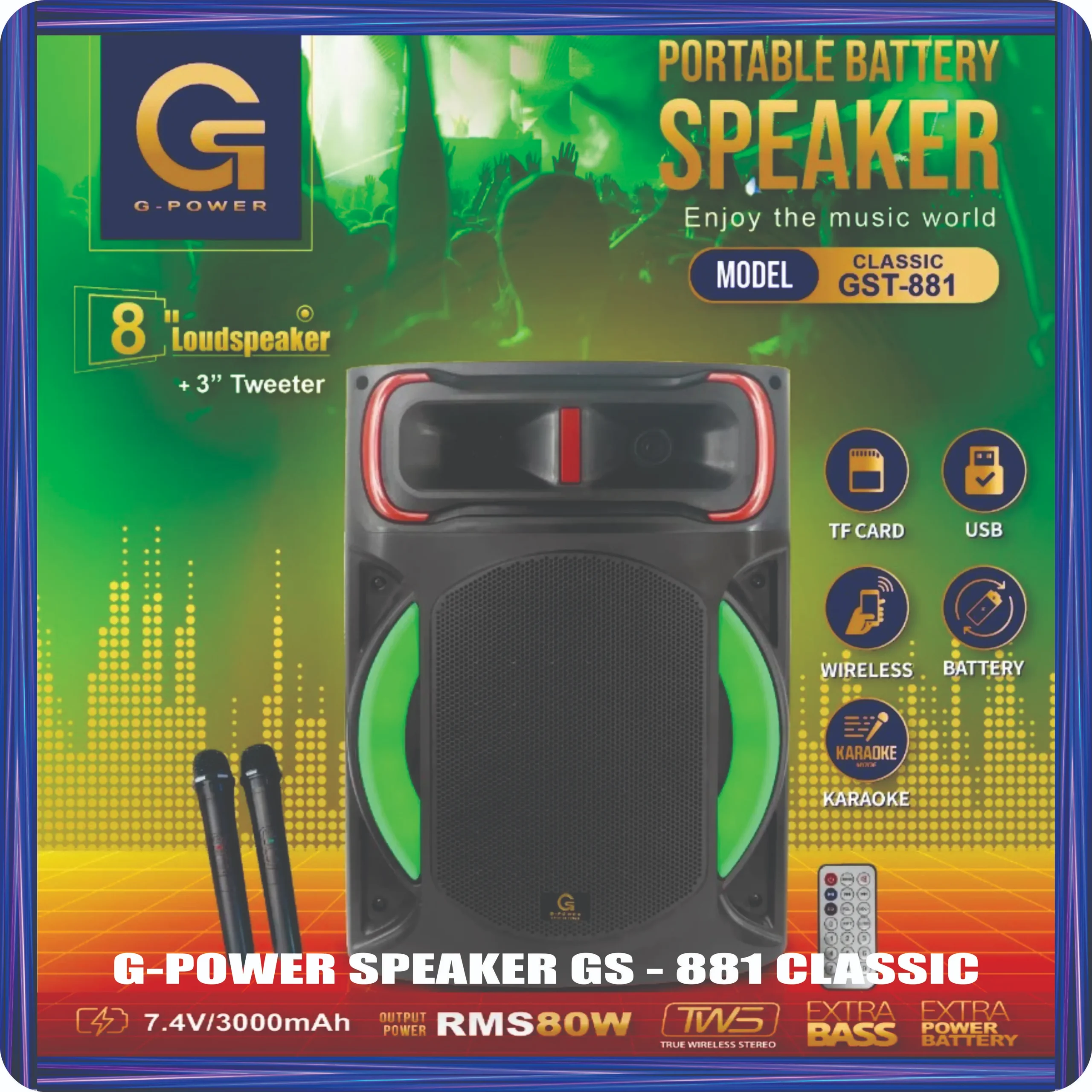 g power speaker gs 881 classic