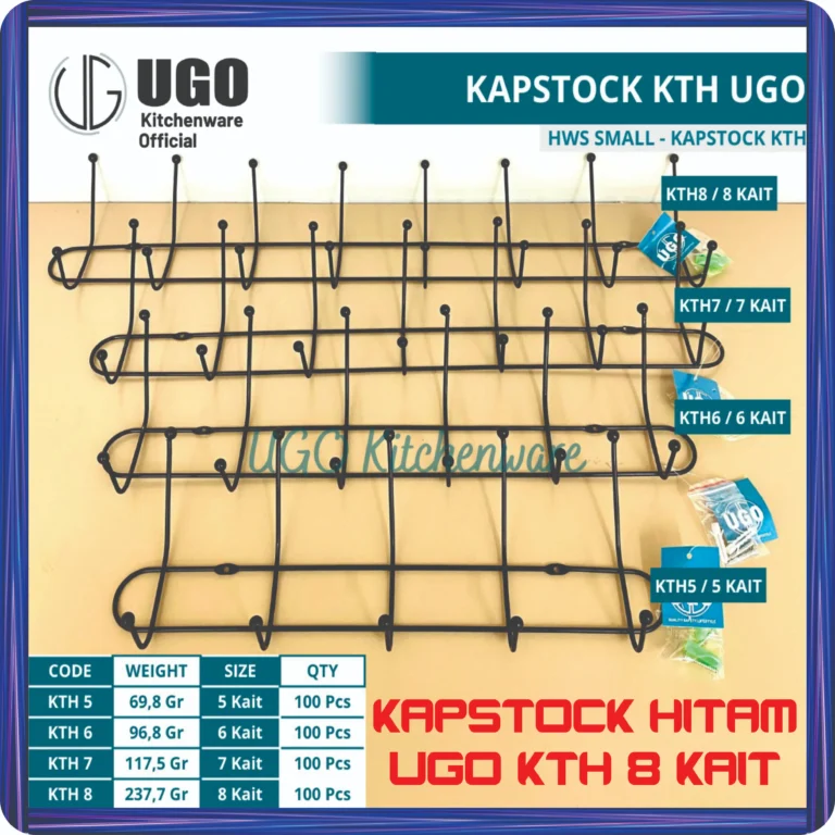 kapstock hitam ugo kth 8 kait