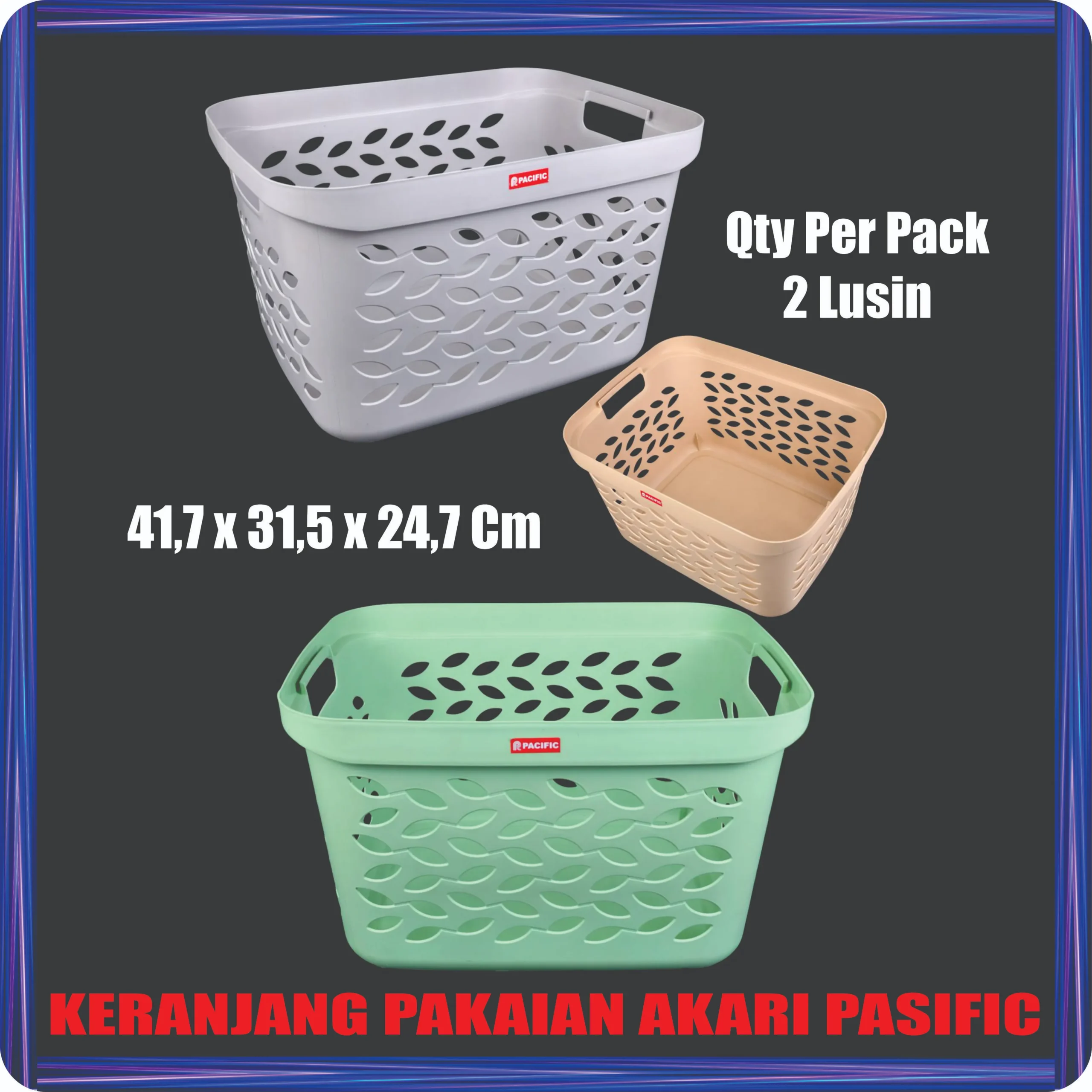 keranjang pakaian akari pasific