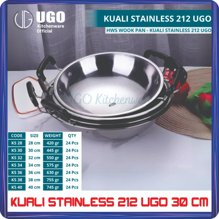 kuali stainless 212 ugo 30 cm
