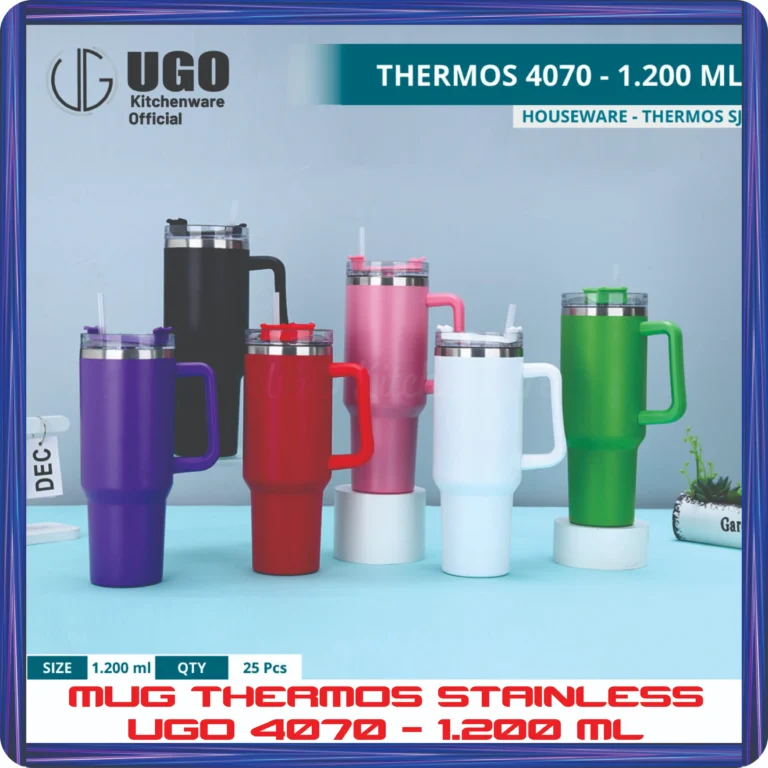 mug thermos stainless ugo 4070 1.200 ml