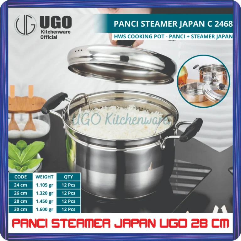 panci steamer japan ugo 28 cm