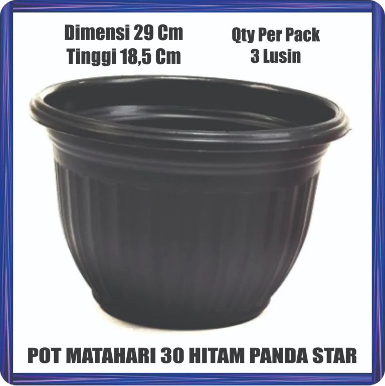 pot matahari 30 hitam panda star