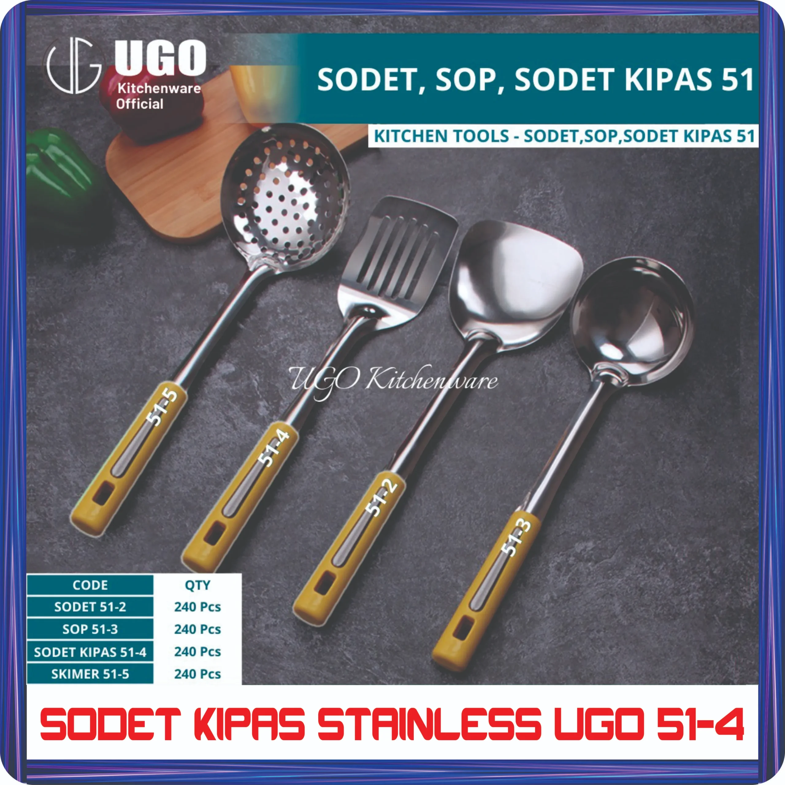 sodet kipas stainless ugo 51 4