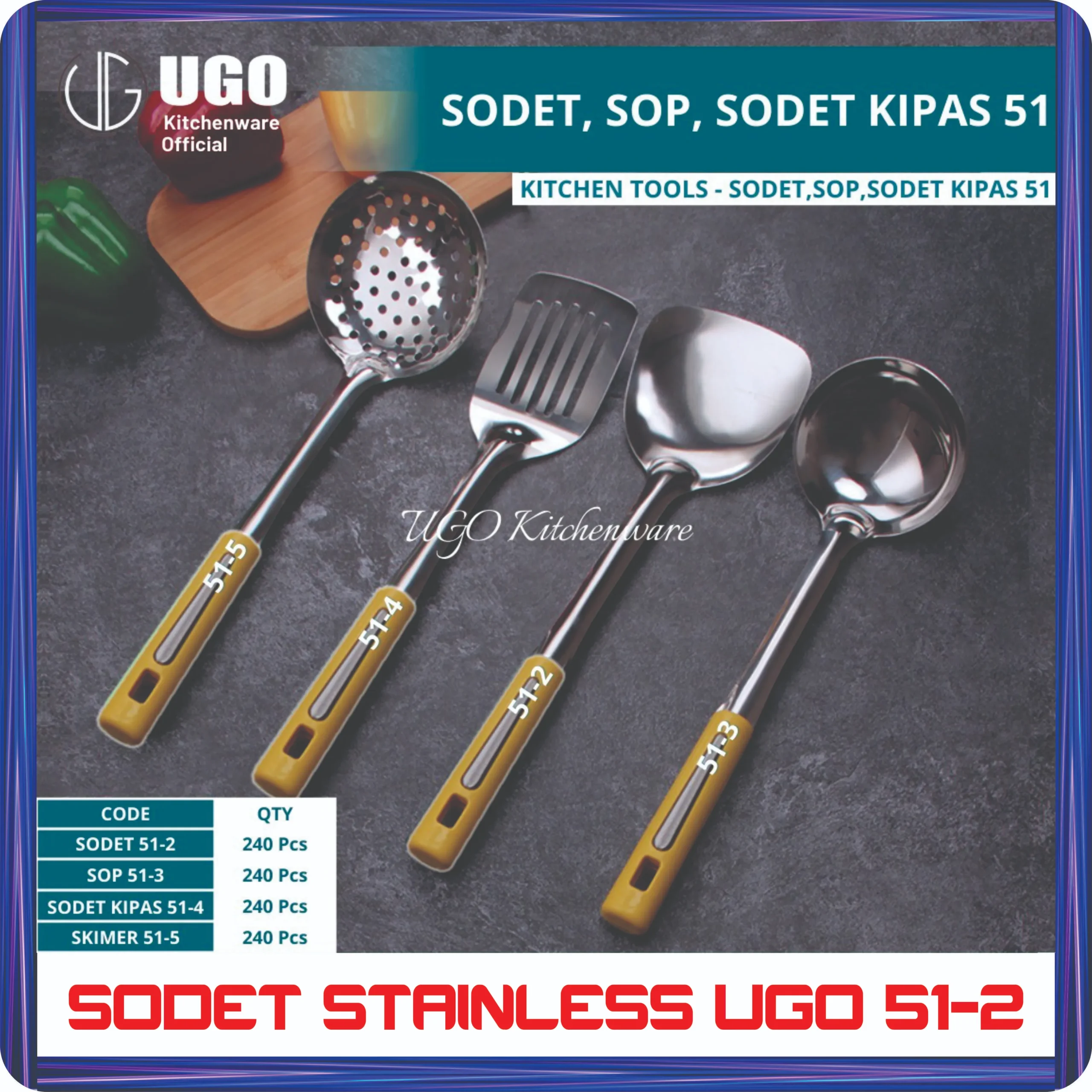 sodet stainless ugo 51 2