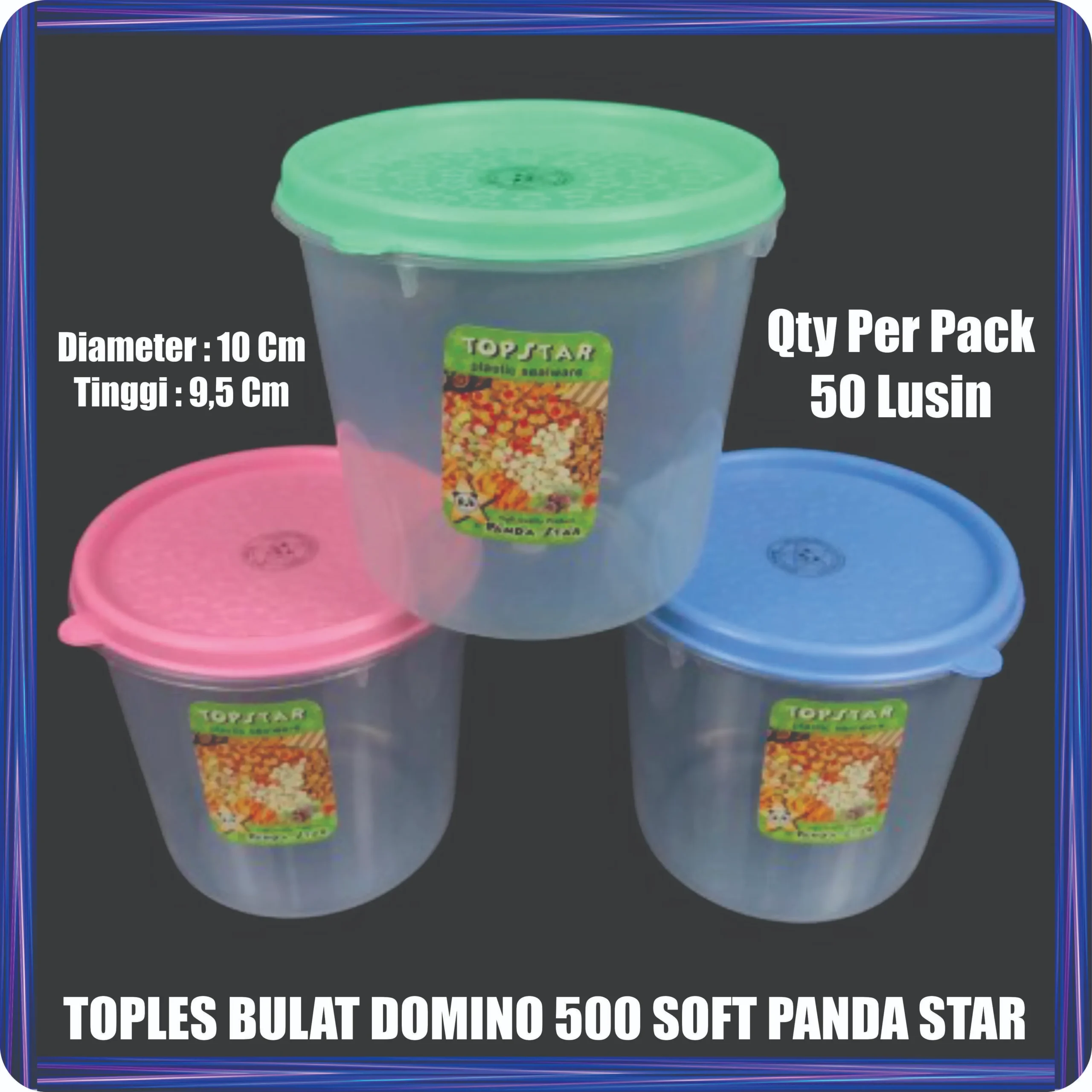 toples bulat domino 500 soft panda star