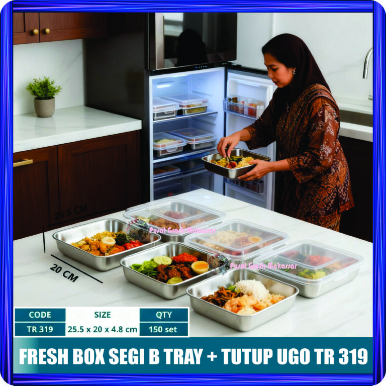 fresh box segi b tray + tutup ugo tr 319