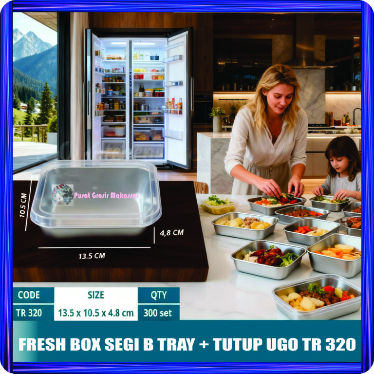 fresh box segi b tray + tutup ugo tr 320