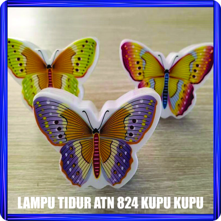 lampu tidur atn 824 kupu kupu
