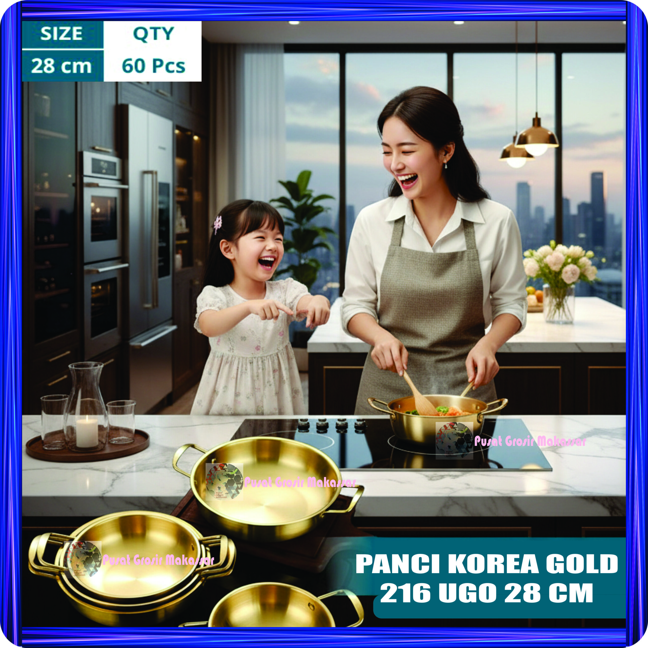 panci korea gold 216 ugo 28 cm